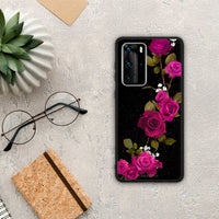 Thumbnail for Flower Red Roses - Huawei P40 Pro case 