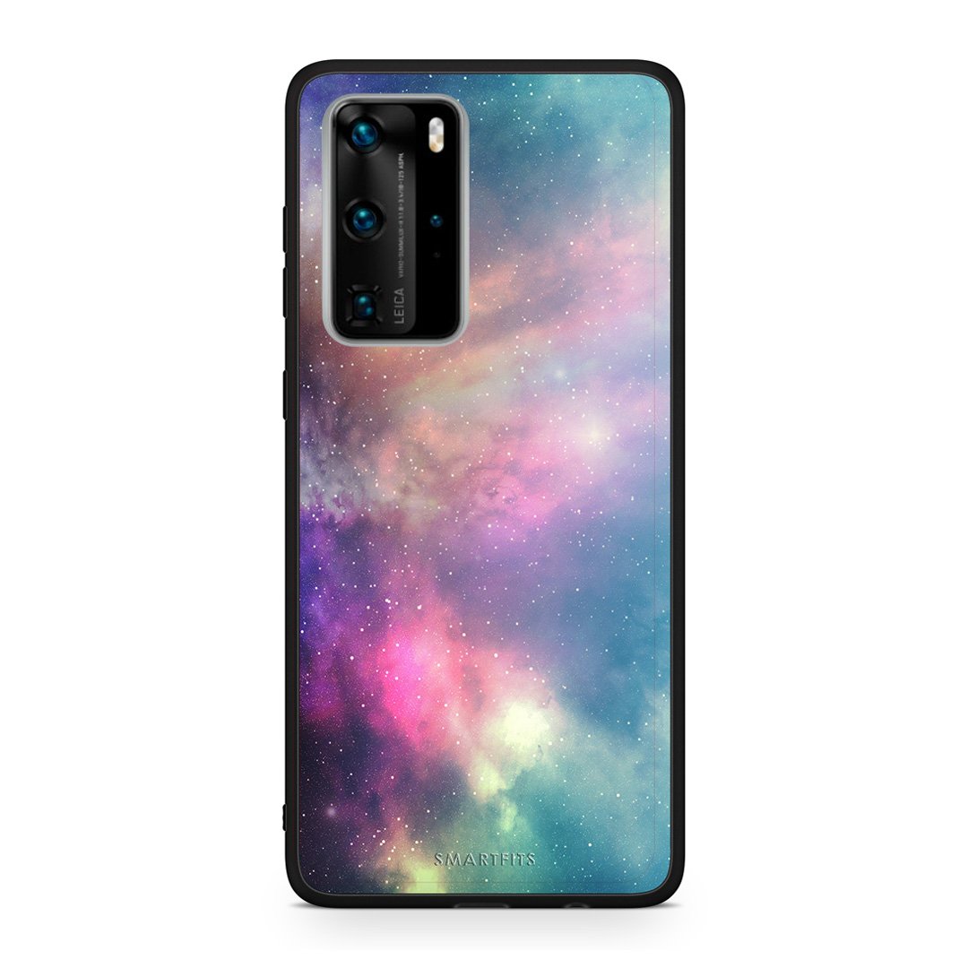 105 - Huawei P40 Pro  Rainbow Galaxy case, cover, bumper