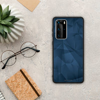 Thumbnail for Geometric Blue Abstract - Huawei P40 Pro case