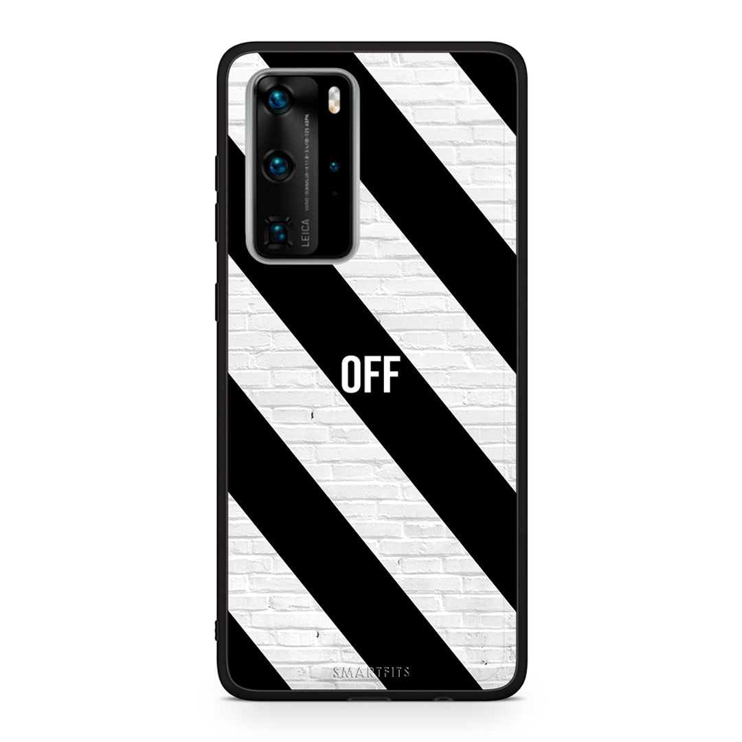 Huawei P40 Pro Get Off θήκη από τη Smartfits με σχέδιο στο πίσω μέρος και μαύρο περίβλημα | Smartphone case with colorful back and black bezels by Smartfits