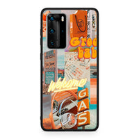 Thumbnail for Huawei P40 Pro Groovy Babe Θήκη Αγίου Βαλεντίνου από τη Smartfits με σχέδιο στο πίσω μέρος και μαύρο περίβλημα | Smartphone case with colorful back and black bezels by Smartfits