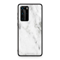 Thumbnail for 2 - Huawei P40 Pro  White marble case, cover, bumper