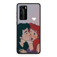 Thumbnail for Huawei P40 Pro Mermaid Love Θήκη Αγίου Βαλεντίνου από τη Smartfits με σχέδιο στο πίσω μέρος και μαύρο περίβλημα | Smartphone case with colorful back and black bezels by Smartfits