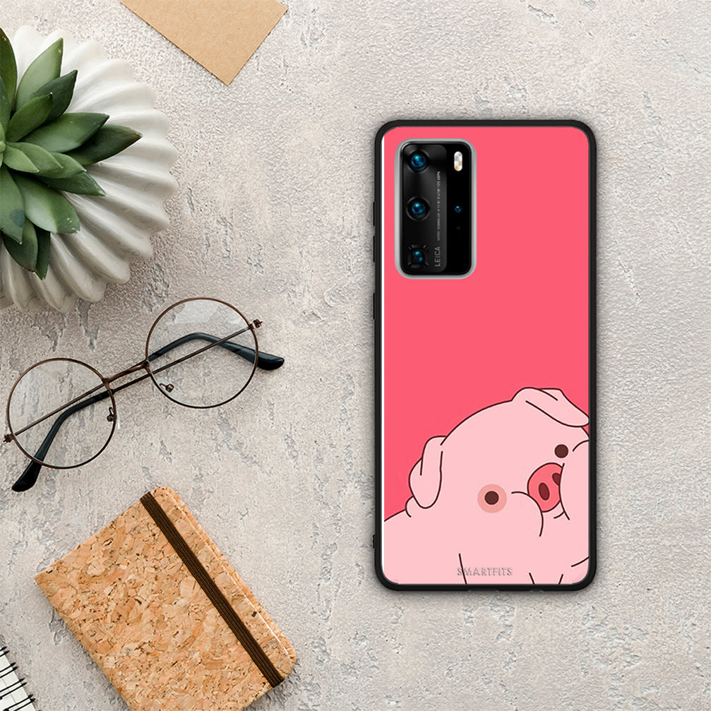 Pig Love 1 - Huawei P40 Pro case