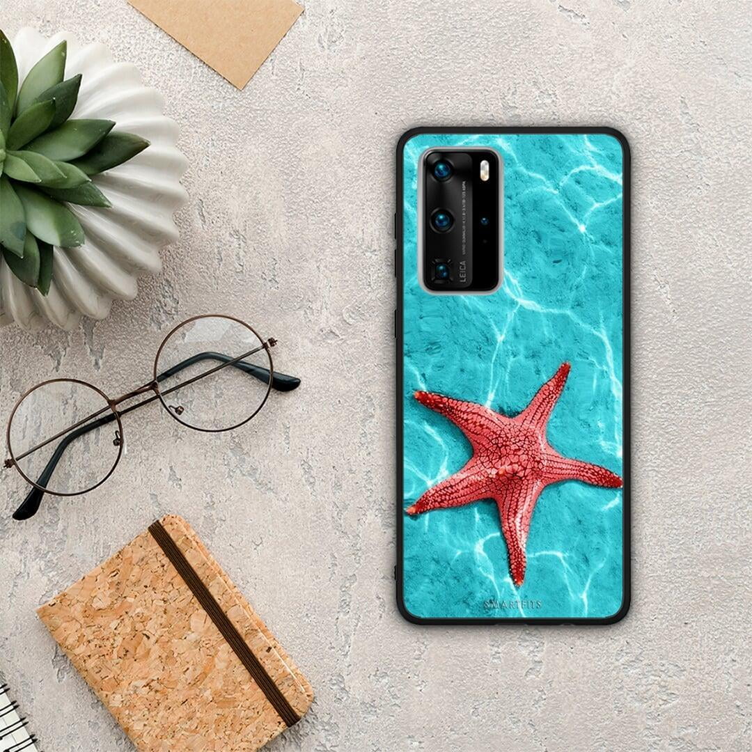 Red Starfish - Huawei P40 Pro case