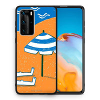 Thumbnail for Θήκη Huawei P40 Pro Summering από τη Smartfits με σχέδιο στο πίσω μέρος και μαύρο περίβλημα | Huawei P40 Pro Summering case with colorful back and black bezels