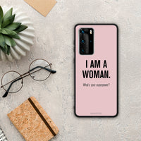 Thumbnail for Superpower Woman - Huawei P40 Pro case