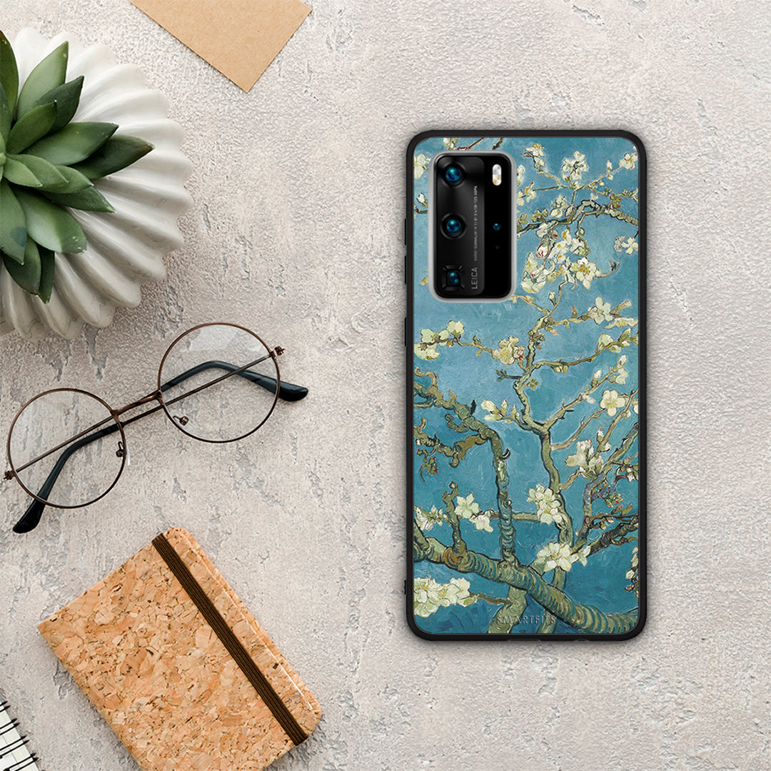 White Blossoms - Huawei P40 Pro case