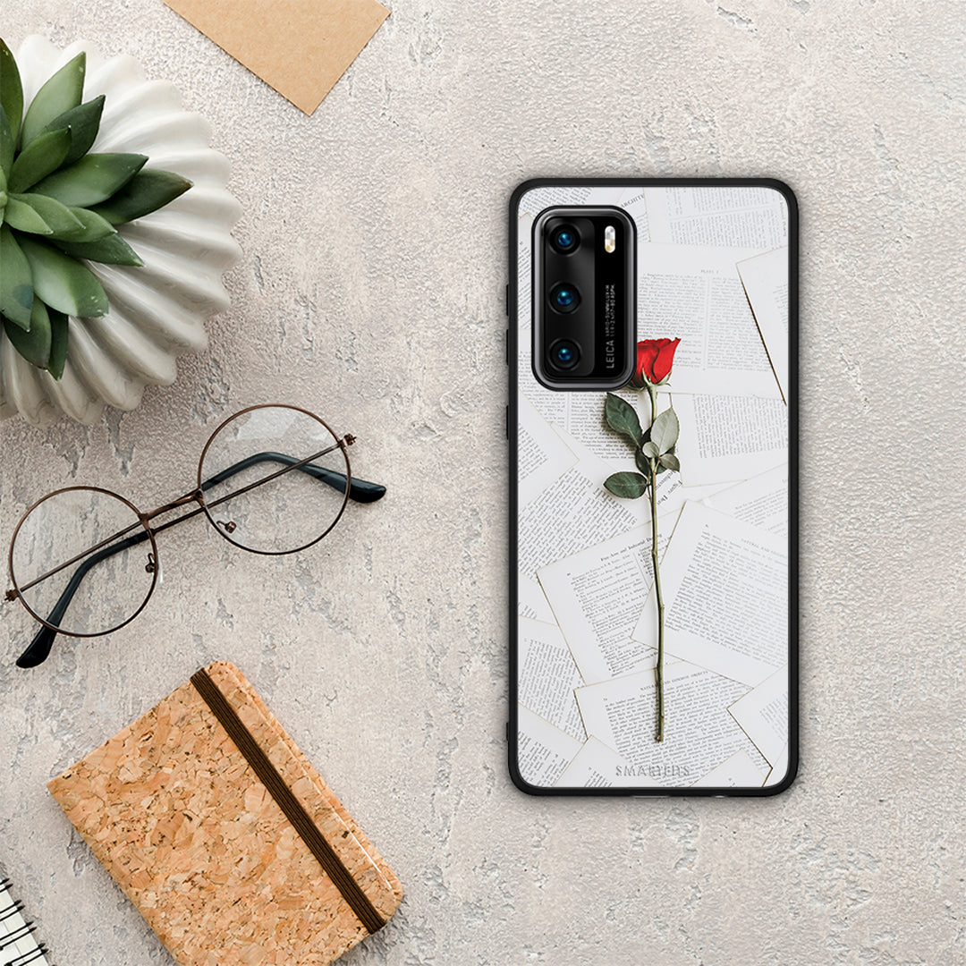 Red Rose - Huawei P40 case