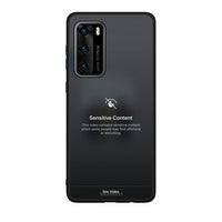 Thumbnail for Huawei P40 Sensitive Content θήκη από τη Smartfits με σχέδιο στο πίσω μέρος και μαύρο περίβλημα | Smartphone case with colorful back and black bezels by Smartfits