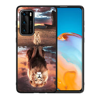 Thumbnail for Θήκη Αγίου Βαλεντίνου Huawei P40 Sunset Dreams από τη Smartfits με σχέδιο στο πίσω μέρος και μαύρο περίβλημα | Huawei P40 Sunset Dreams case with colorful back and black bezels