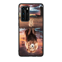 Thumbnail for Huawei P40 Sunset Dreams Θήκη Αγίου Βαλεντίνου από τη Smartfits με σχέδιο στο πίσω μέρος και μαύρο περίβλημα | Smartphone case with colorful back and black bezels by Smartfits