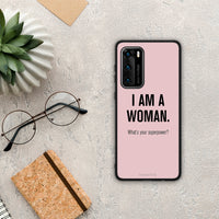 Thumbnail for Superpower Woman - Huawei P40 case