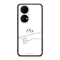 Thumbnail for Huawei P50 Aeshetic Love 2 Θήκη Αγίου Βαλεντίνου από τη Smartfits με σχέδιο στο πίσω μέρος και μαύρο περίβλημα | Smartphone case with colorful back and black bezels by Smartfits