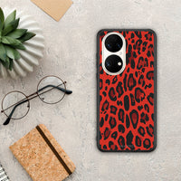 Thumbnail for Animal Red Leopard - Huawei P50 case