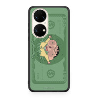 Thumbnail for Huawei P50 Big Money Θήκη Αγίου Βαλεντίνου από τη Smartfits με σχέδιο στο πίσω μέρος και μαύρο περίβλημα | Smartphone case with colorful back and black bezels by Smartfits