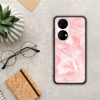 Thumbnail for Boho Pink Feather - Huawei P50 case