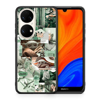 Thumbnail for Θήκη Αγίου Βαλεντίνου Huawei P50 Collage Dude από τη Smartfits με σχέδιο στο πίσω μέρος και μαύρο περίβλημα | Huawei P50 Collage Dude case with colorful back and black bezels