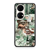 Thumbnail for Huawei P50 Collage Dude Θήκη Αγίου Βαλεντίνου από τη Smartfits με σχέδιο στο πίσω μέρος και μαύρο περίβλημα | Smartphone case with colorful back and black bezels by Smartfits