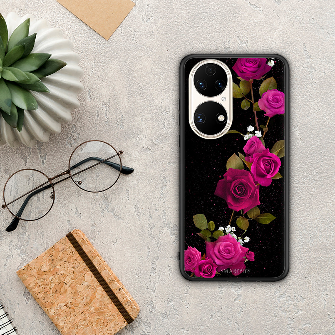 Flower Red Roses - Huawei P50 case