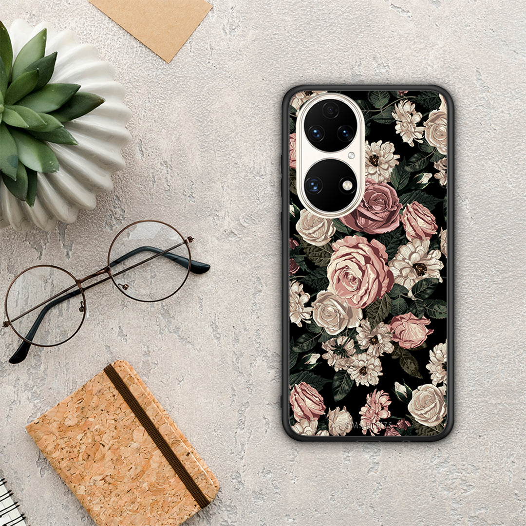 Flower Wild Roses - Huawei P50 case