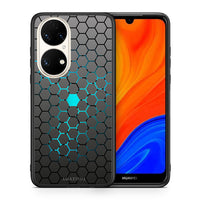 Thumbnail for Θήκη Huawei P50 Hexagonal Geometric από τη Smartfits με σχέδιο στο πίσω μέρος και μαύρο περίβλημα | Huawei P50 Hexagonal Geometric case with colorful back and black bezels