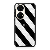 Thumbnail for Huawei P50 Get Off θήκη από τη Smartfits με σχέδιο στο πίσω μέρος και μαύρο περίβλημα | Smartphone case with colorful back and black bezels by Smartfits