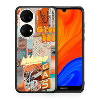 Thumbnail for Θήκη Αγίου Βαλεντίνου Huawei P50 Groovy Babe από τη Smartfits με σχέδιο στο πίσω μέρος και μαύρο περίβλημα | Huawei P50 Groovy Babe case with colorful back and black bezels