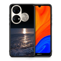 Thumbnail for Θήκη Huawei P50 Moon Landscape από τη Smartfits με σχέδιο στο πίσω μέρος και μαύρο περίβλημα | Huawei P50 Moon Landscape case with colorful back and black bezels