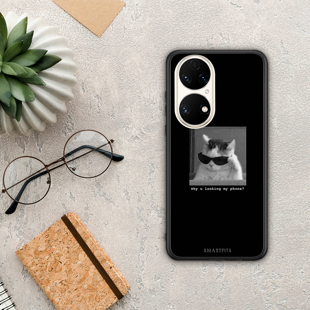 Meme Cat - Huawei P50 case