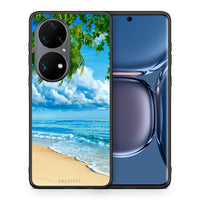 Thumbnail for Θήκη Huawei P50 Pro Beautiful Beach από τη Smartfits με σχέδιο στο πίσω μέρος και μαύρο περίβλημα | Huawei P50 Pro Beautiful Beach case with colorful back and black bezels