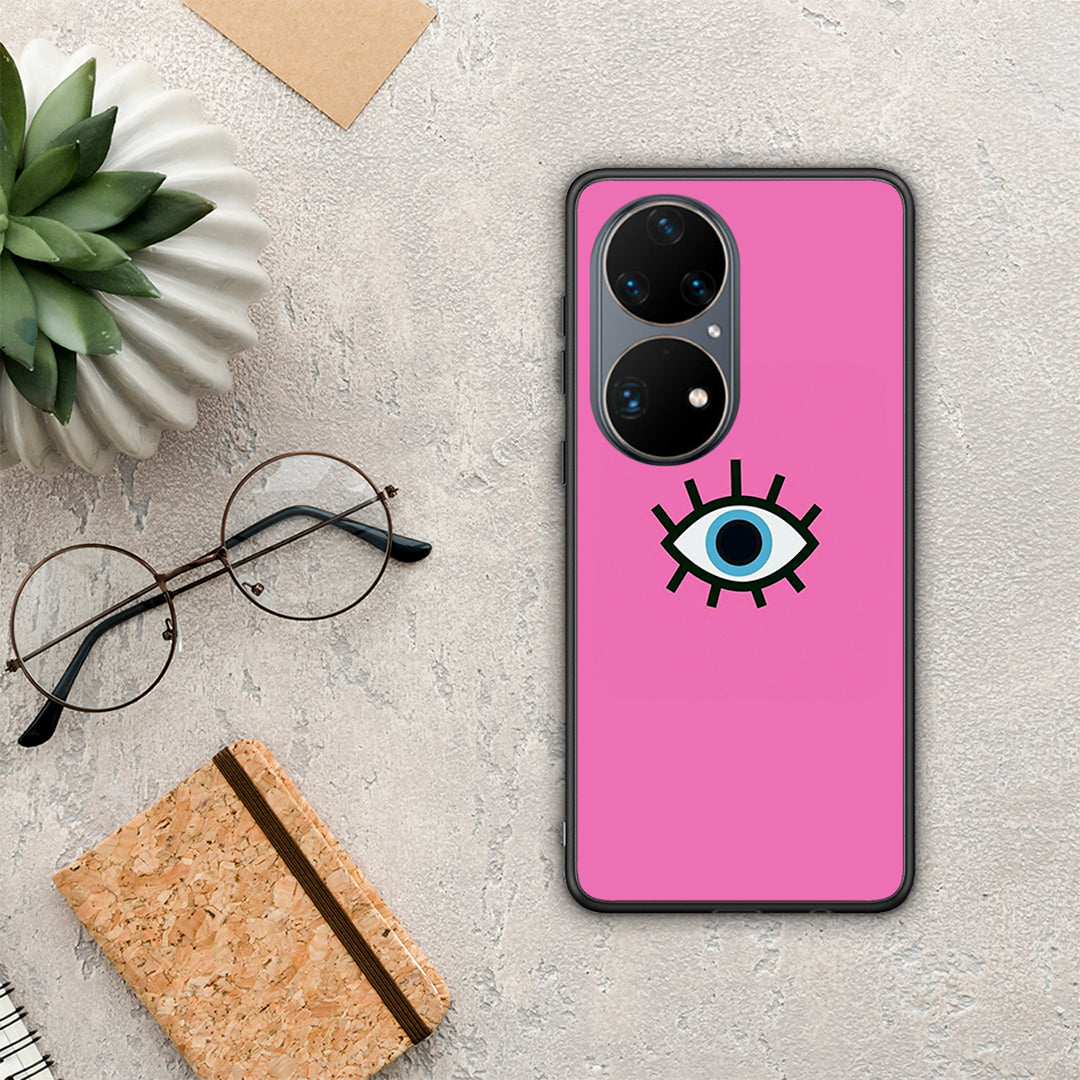 Blue Eye Pink - Huawei P50 Pro case