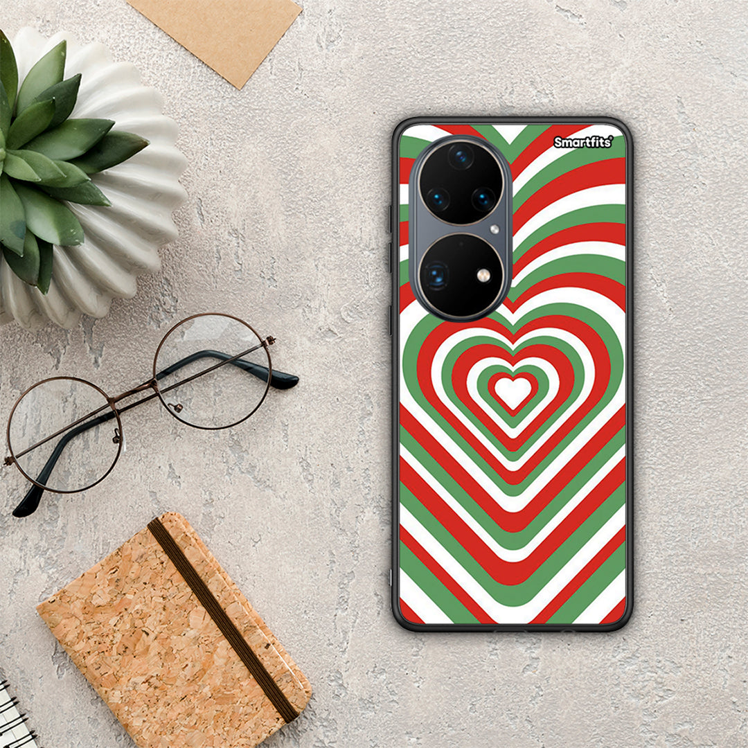 Christmas Hearts - Huawei P50 Pro case