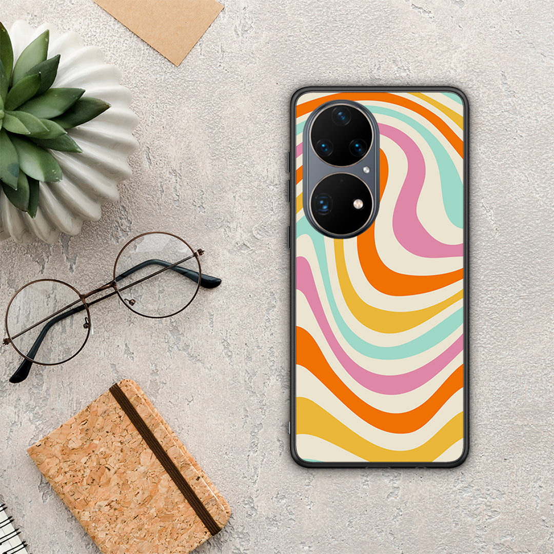 Colorful Waves - Huawei P50 Pro case