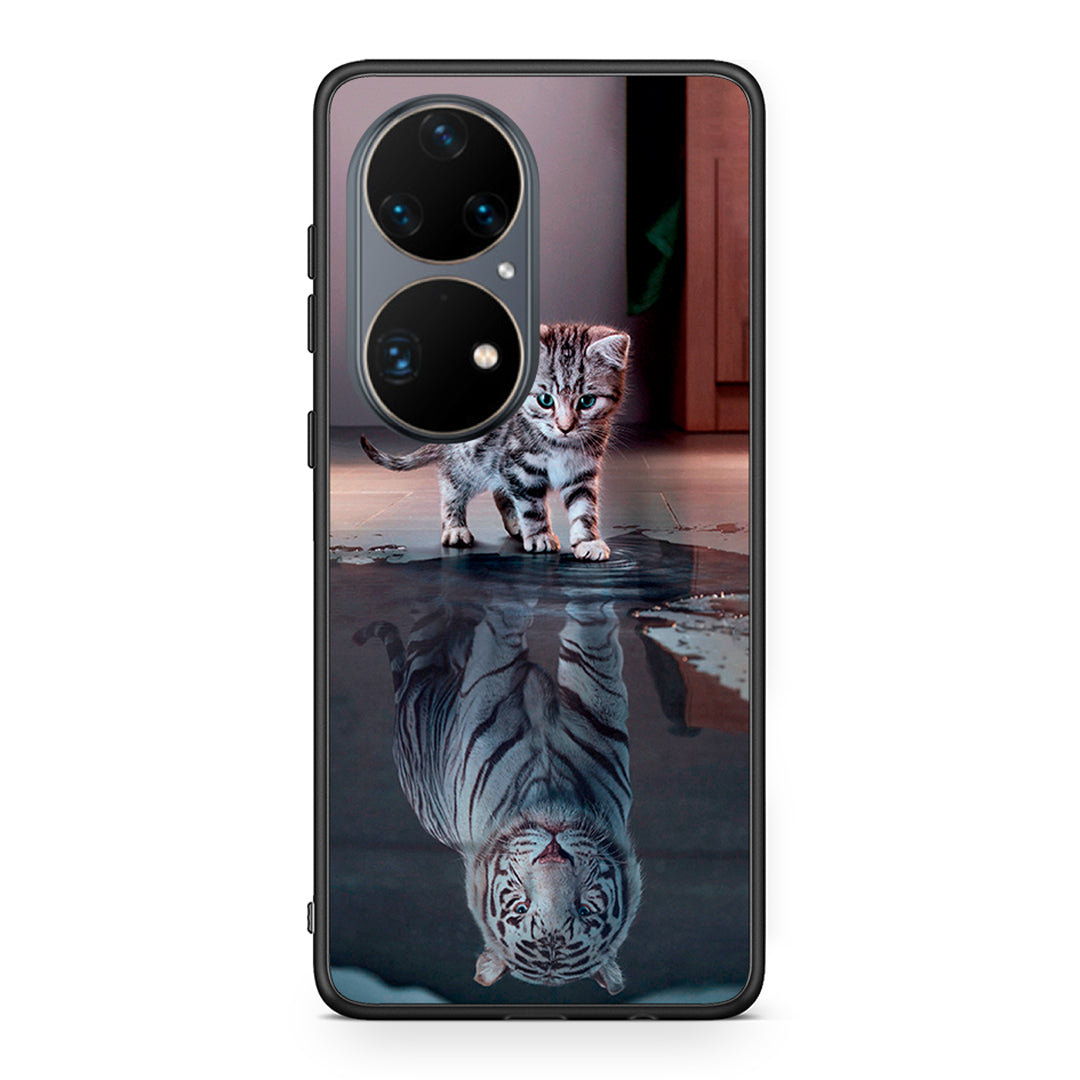 4 - Huawei P50 Pro Tiger Cute case, cover, bumper