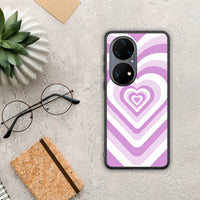 Thumbnail for Lilac Hearts - Huawei P50 Pro case