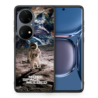 Thumbnail for Θήκη Huawei P50 Pro More Space από τη Smartfits με σχέδιο στο πίσω μέρος και μαύρο περίβλημα | Huawei P50 Pro More Space case with colorful back and black bezels