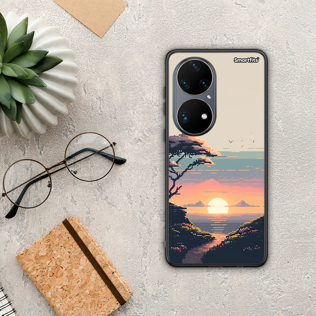Pixel Sunset - Huawei P50 Pro case