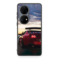 Thumbnail for Huawei P50 Pro Racing Supra θήκη από τη Smartfits με σχέδιο στο πίσω μέρος και μαύρο περίβλημα | Smartphone case with colorful back and black bezels by Smartfits