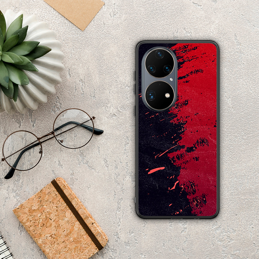 Red Paint - Huawei P50 Pro case