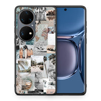 Thumbnail for Θήκη Huawei P50 Pro Retro Beach Life από τη Smartfits με σχέδιο στο πίσω μέρος και μαύρο περίβλημα | Huawei P50 Pro Retro Beach Life case with colorful back and black bezels