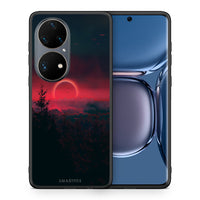 Thumbnail for Θήκη Huawei P50 Pro Sunset Tropic από τη Smartfits με σχέδιο στο πίσω μέρος και μαύρο περίβλημα | Huawei P50 Pro Sunset Tropic case with colorful back and black bezels