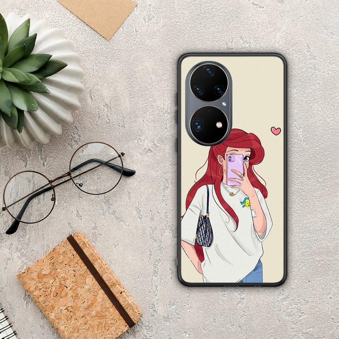 Walking Mermaid - Huawei P50 Pro case