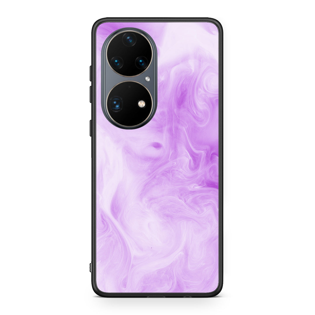 99 - Huawei P50 Pro Watercolor Lavender case, cover, bumper
