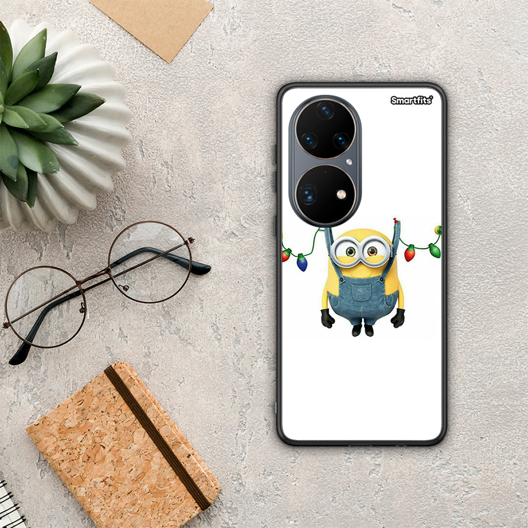 Xmas Minion Lights - Huawei P50 Pro case