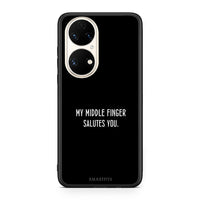 Thumbnail for Huawei P50 Salute θήκη από τη Smartfits με σχέδιο στο πίσω μέρος και μαύρο περίβλημα | Smartphone case with colorful back and black bezels by Smartfits