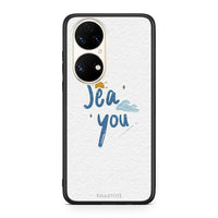 Thumbnail for Huawei P50 Sea You Θήκη από τη Smartfits με σχέδιο στο πίσω μέρος και μαύρο περίβλημα | Smartphone case with colorful back and black bezels by Smartfits