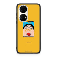 Thumbnail for Huawei P50 So Cool Θήκη Αγίου Βαλεντίνου από τη Smartfits με σχέδιο στο πίσω μέρος και μαύρο περίβλημα | Smartphone case with colorful back and black bezels by Smartfits