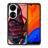 Thumbnail for Θήκη Huawei P50 Spider Hand από τη Smartfits με σχέδιο στο πίσω μέρος και μαύρο περίβλημα | Huawei P50 Spider Hand case with colorful back and black bezels