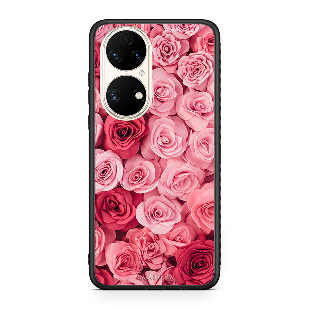 4 - Huawei P50 RoseGarden Valentine case, cover, bumper